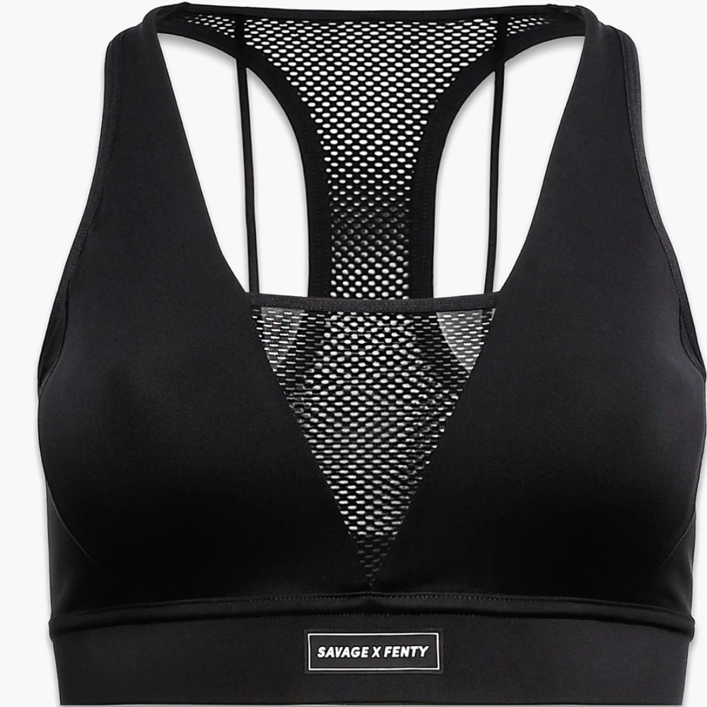 Savage Fenty Black Sports Bra 1x - Picture 3 of 9
